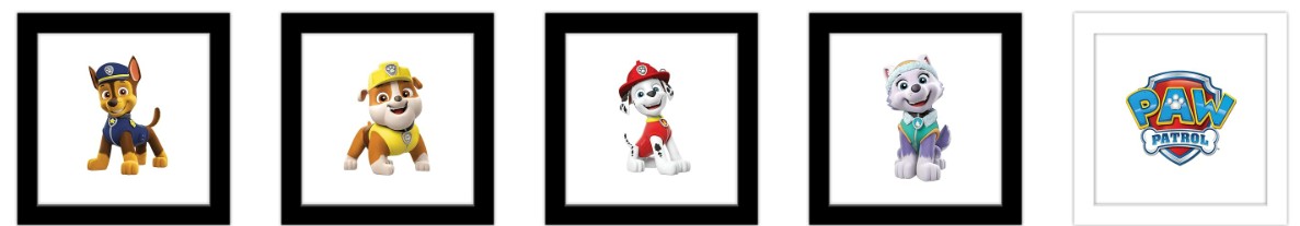 nástěnné dekorace tlapková patrola